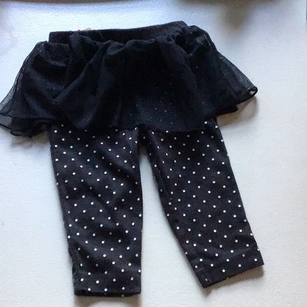 Carter's Black Skirted Leggings